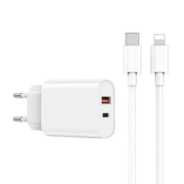 Блок WIWU Nano GaN 30Вт USB-C+Кабель USB-C to USB-C